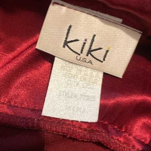 Y2K Kiki USA Medium Satin Maxi Dress - Picture 2 of 11